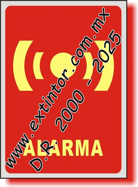 Se�alamiento de Seguridad e Higiene para ALARMA