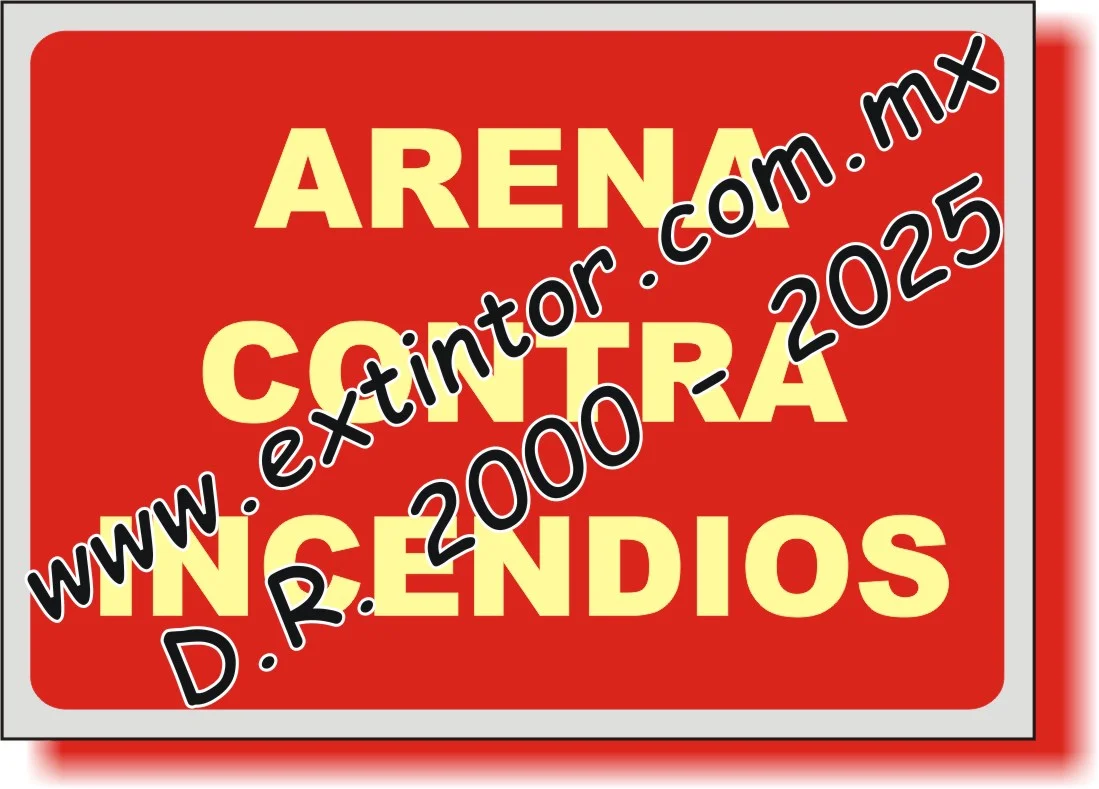 Se�alamiento de Seguridad e Higiene para ARENA CONTRA INCENDIOS