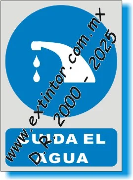 Se�alamiento de Seguridad e Higiene para CUIDA EL AGUA