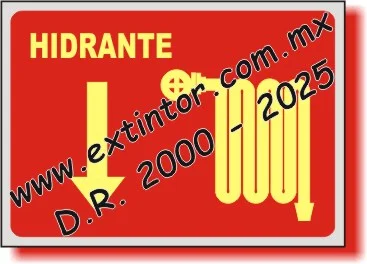 Se�alamiento de Seguridad e Higiene para HIDRANTE