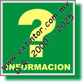 Se�alamiento de Seguridad e Higiene para INFORMACI�N