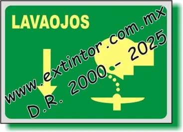Se�alamiento de Seguridad e Higiene para LAVAOJOS