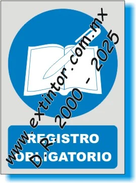 Se�alamiento de Seguridad e Higiene para REGISTRO OBLIGATORIO