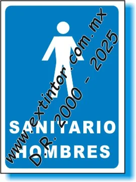 Se�alamiento de Seguridad e Higiene para SANITARIO HOMBRES