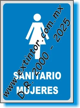 Se�alamiento de Seguridad e Higiene para SANITARIO MUJERES