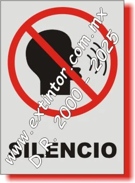 Se�alamiento de Seguridad e Higiene para SILENCIO