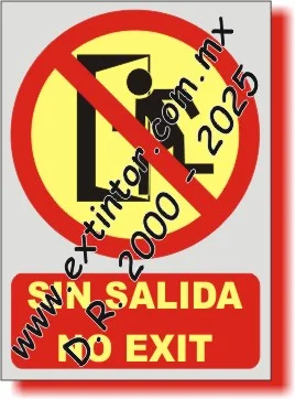 Se�alamiento Biling�e Espa�ol-Ingl�s para SALIDA