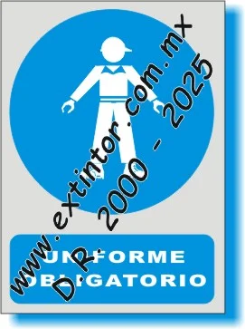 Se�alamiento de Seguridad e Higiene para UNIFORME OBLIGATORIO