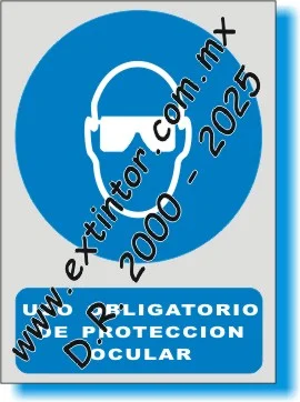 Se�alamiento de Seguridad e Higiene para USO OBLIGATORIO DE PROTECCI�N OCULAR